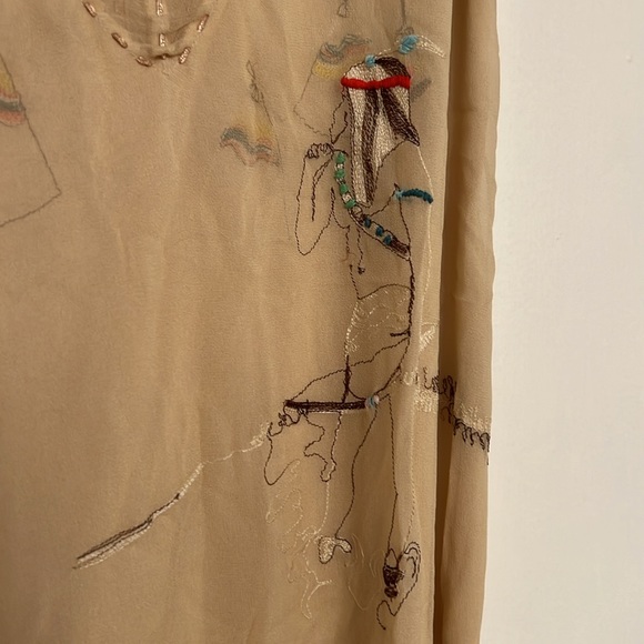 Vintage American Retro Dress Sz 38 / 0 - 4 - Picture 3 of 6